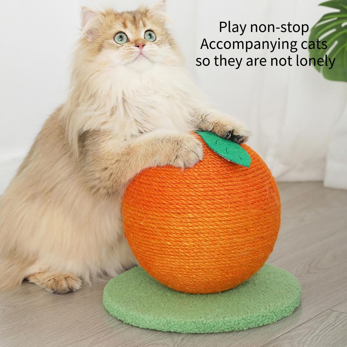Scratching Posts for Indoor Cats Cat Scratching Ball Fruit-shaped Nature Sisal Cat Scratcher for