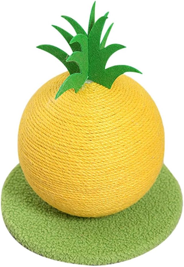Scratching Posts for Indoor Cats Cat Scratching Ball Fruit-shaped Nature Sisal Cat Scratcher for