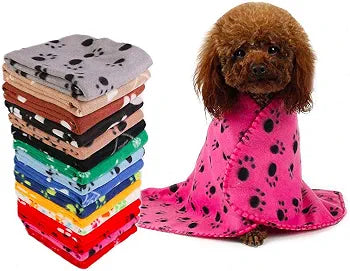 Dog & cat blanket super cozy ( red)