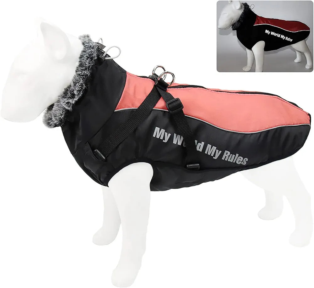 Dog Winter Jackets Reflective Waterproof Cold Weather Coats Wind Protection Warm jacket