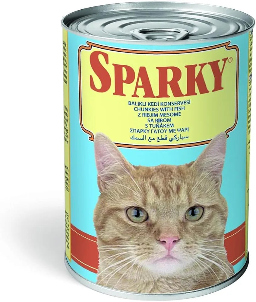 Sparky by Monge cat wet food 415g ( fish)