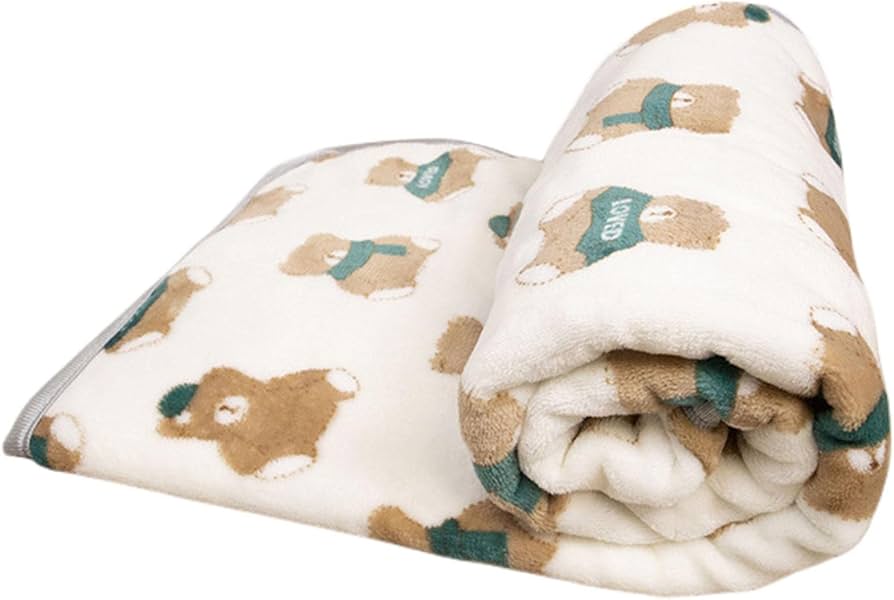 High quality winter blanket bear print