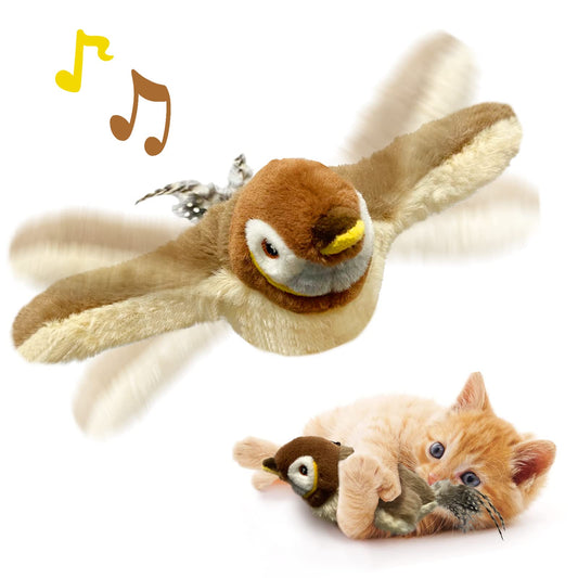 Flapping Wings Sparrow cat toy