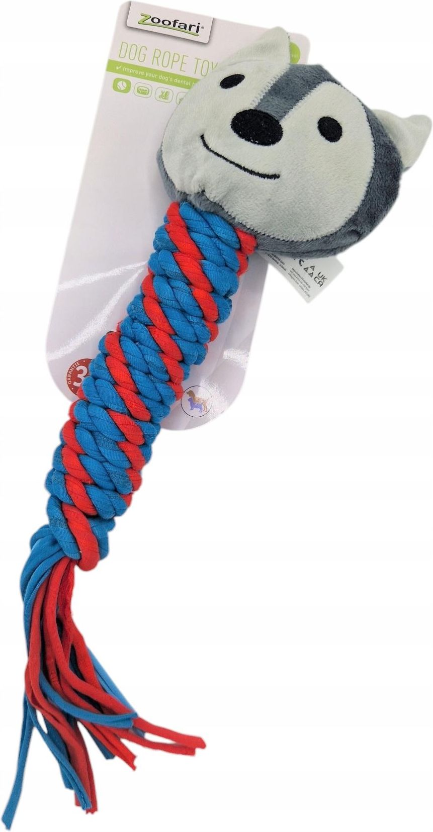 Knotted rope dog toy