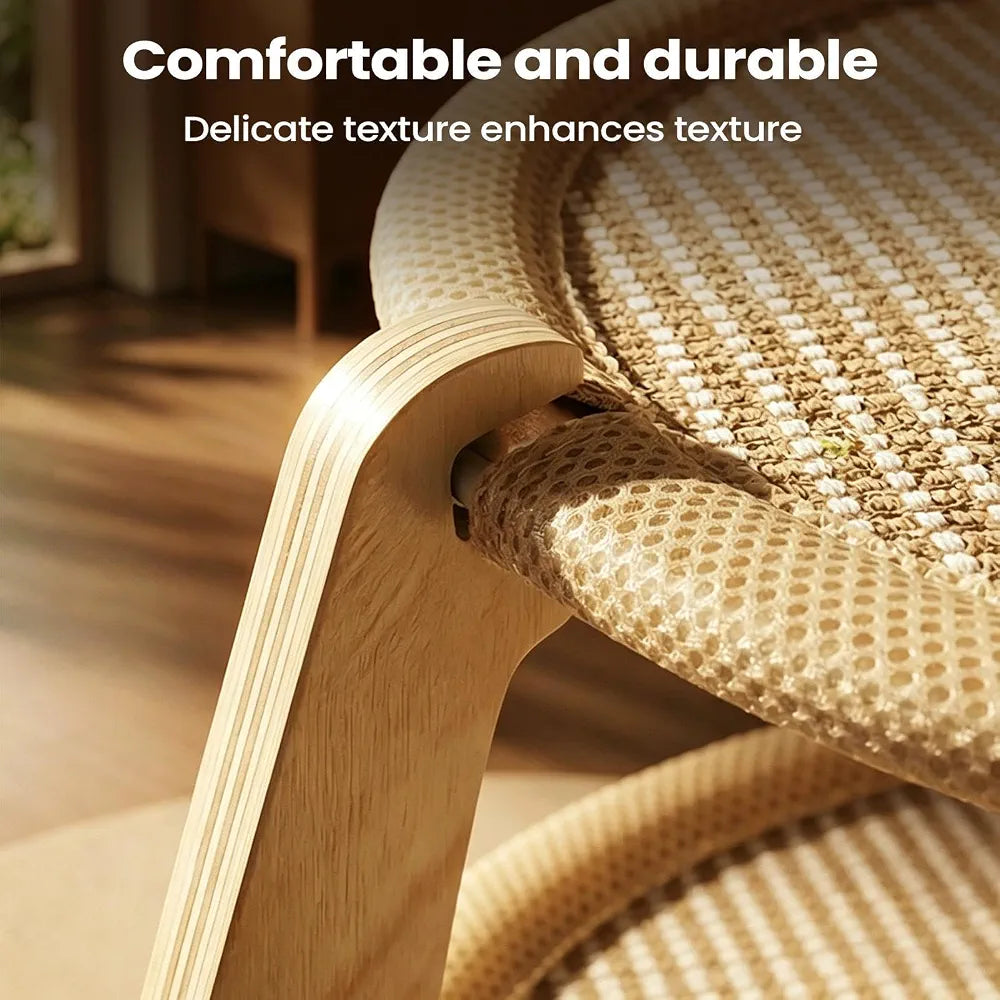Large Double-Layer Wooden pet Bed – Breathable