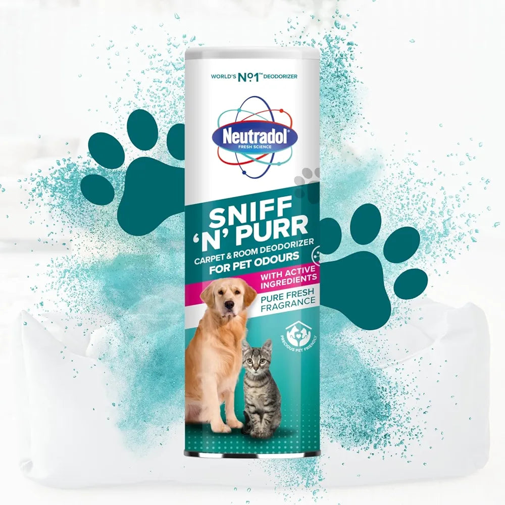 Neutradol Sniff 'n' Purr Carpet & Room Deodorizer 525g