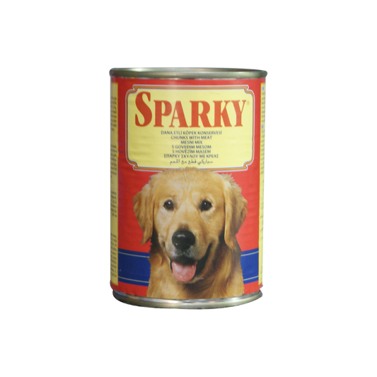 SPARKY Dog Chunks with Meat 415g