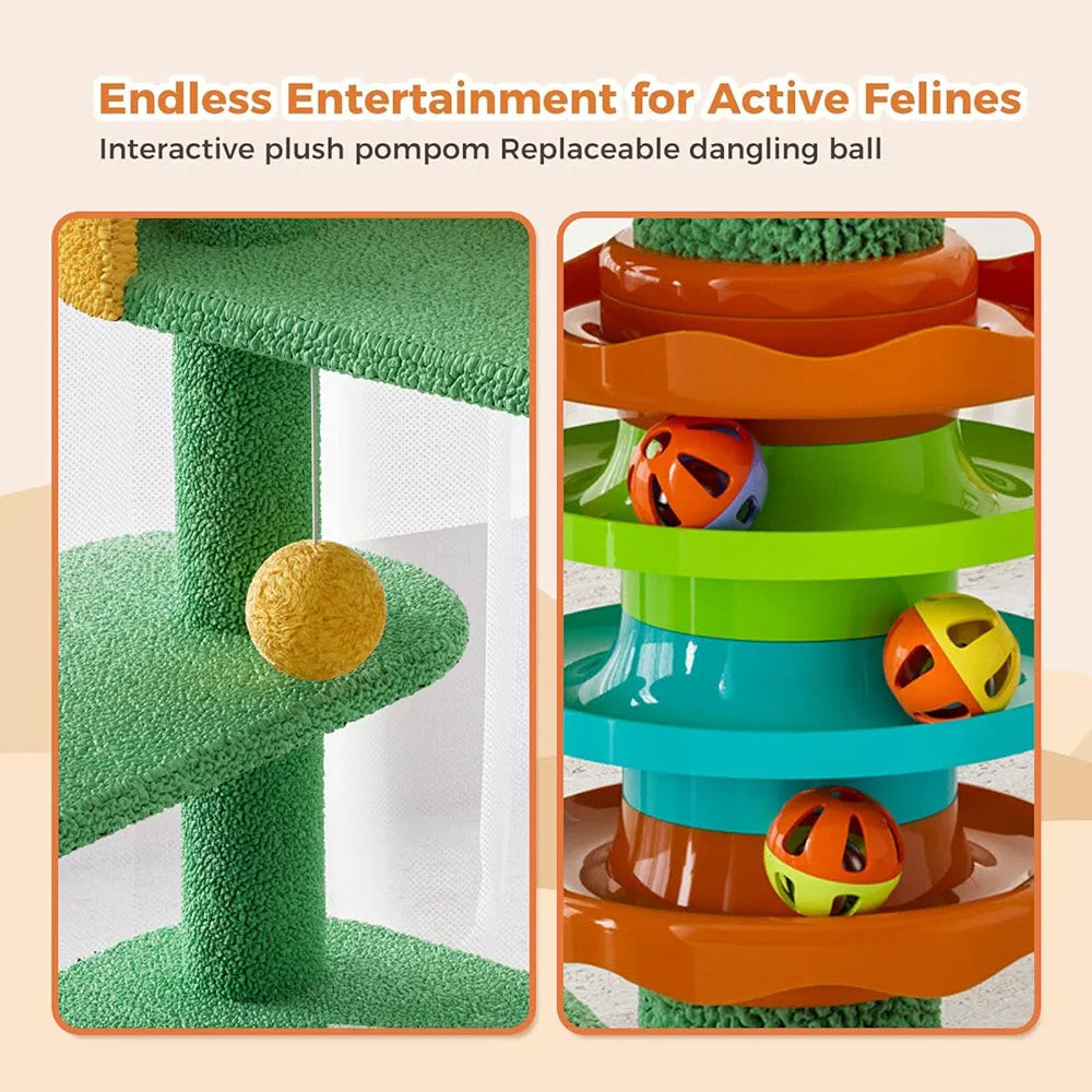 Exclusive Cat Tree Tower - indoor Activity Center