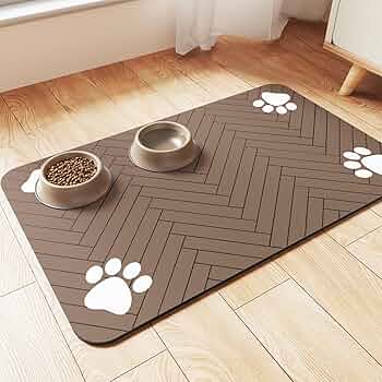 Pet Placemat for Food and Water Bowl