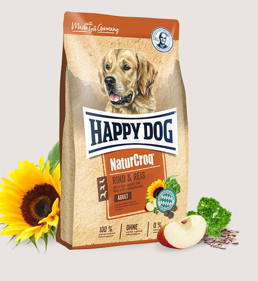 Happy dog ​​adulte Bœuf et riz 15 kg 