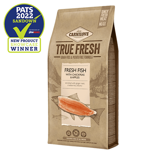 Carnilove – True Fresh – Fresh Fish with Chickpeas and Apples 11.4kg