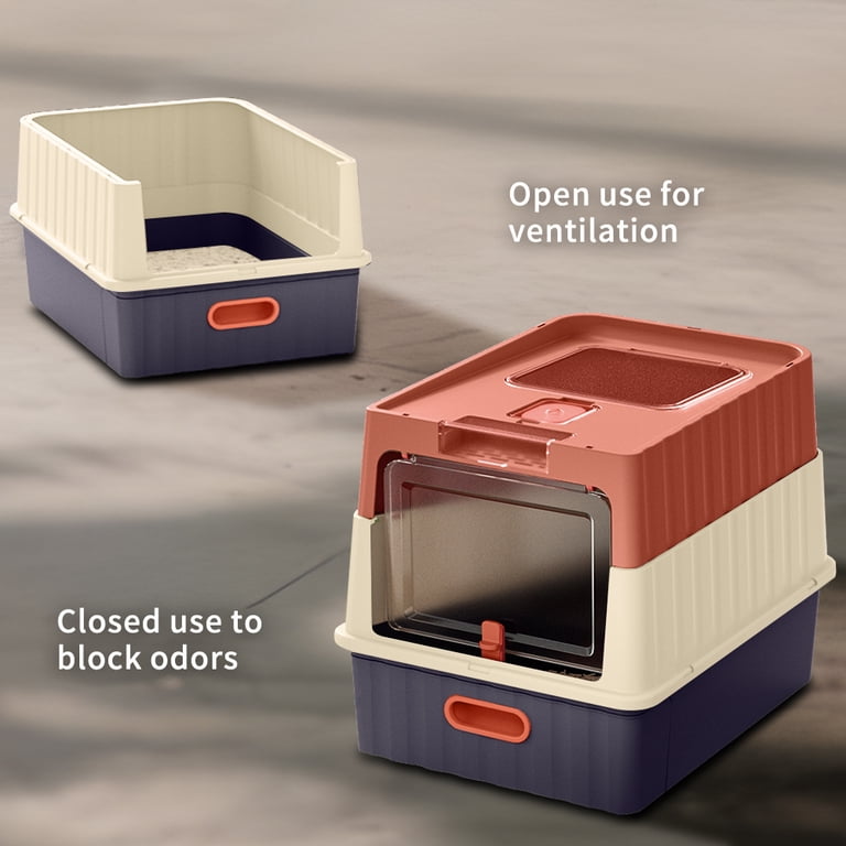 Best selling modern decorative fully enclosed cat litter