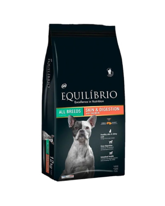 Equilibrio - Dog All Breed Skin & Digestion with Salmon 12kg