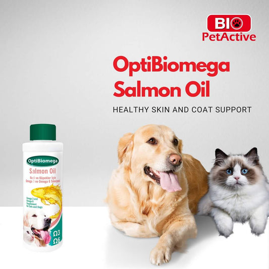 Bio Pet Active – OptiBiomega Salmon Oil | Healthy Skin and Coat Support