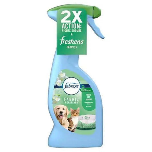 FEBREZE FABRIC REFRESHER SPRAY PET ODOUR ELIMINATOR FRESH SCENT 375ML