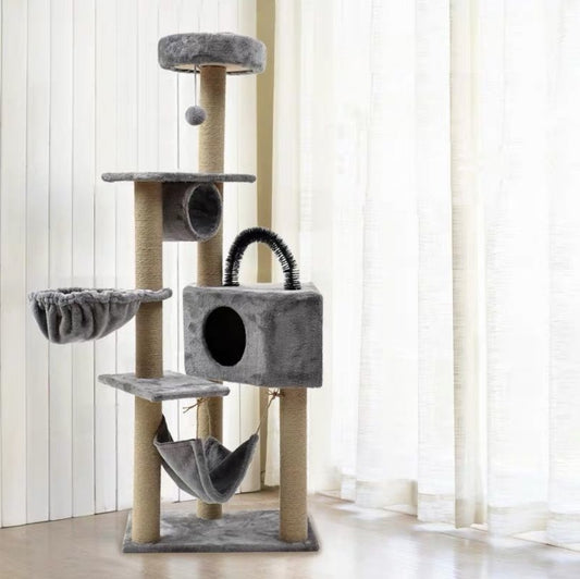 Luxury Cat Tree Climbing Frame Scratching Post Scratching Board Cat House Toy