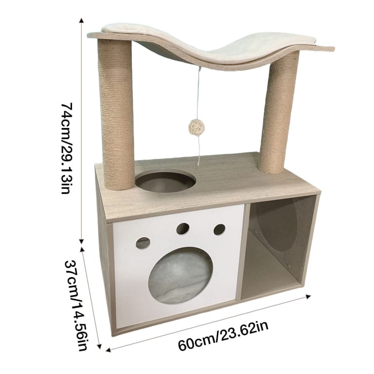 High quality  luxury cat box multiple use
