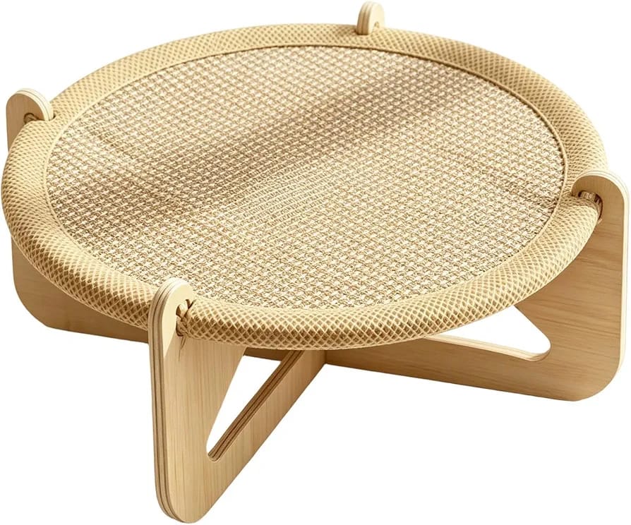 Multifunctional Sisal Cat reversible Sofa for Cats and Small Dogs, Summer, Indoor Use, Double-Layer Rattan