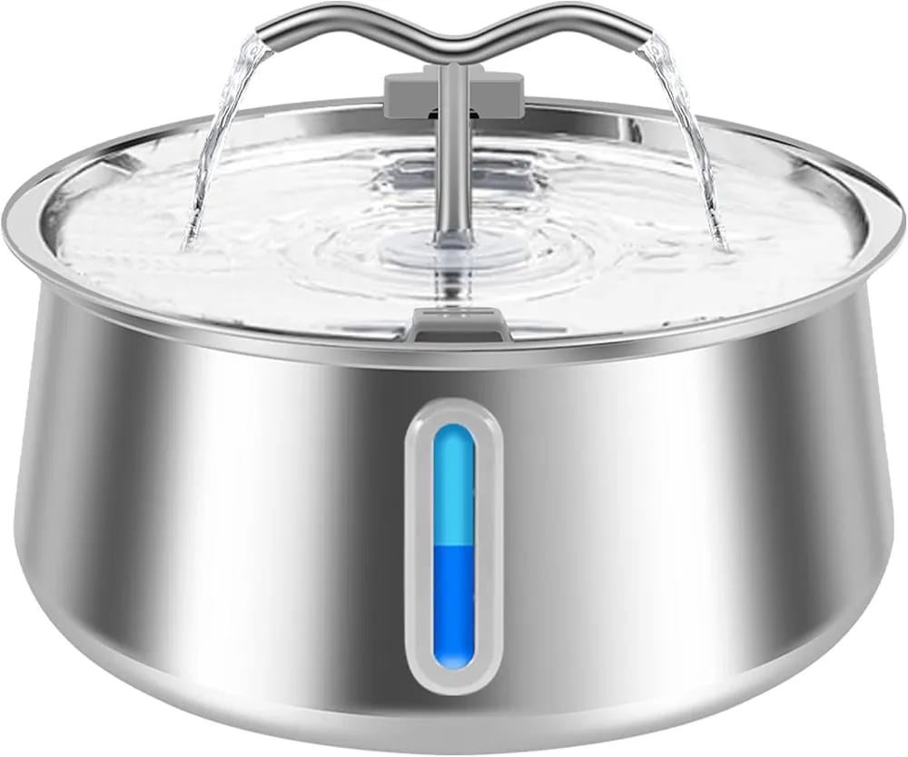 Dog &cat high quality stainless steel foutain ultra quiet 4L