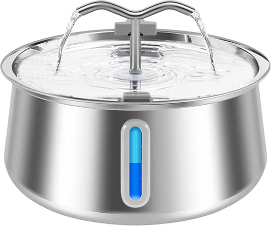 Dog &cat high quality stainless steel foutain ultra quiet 4L