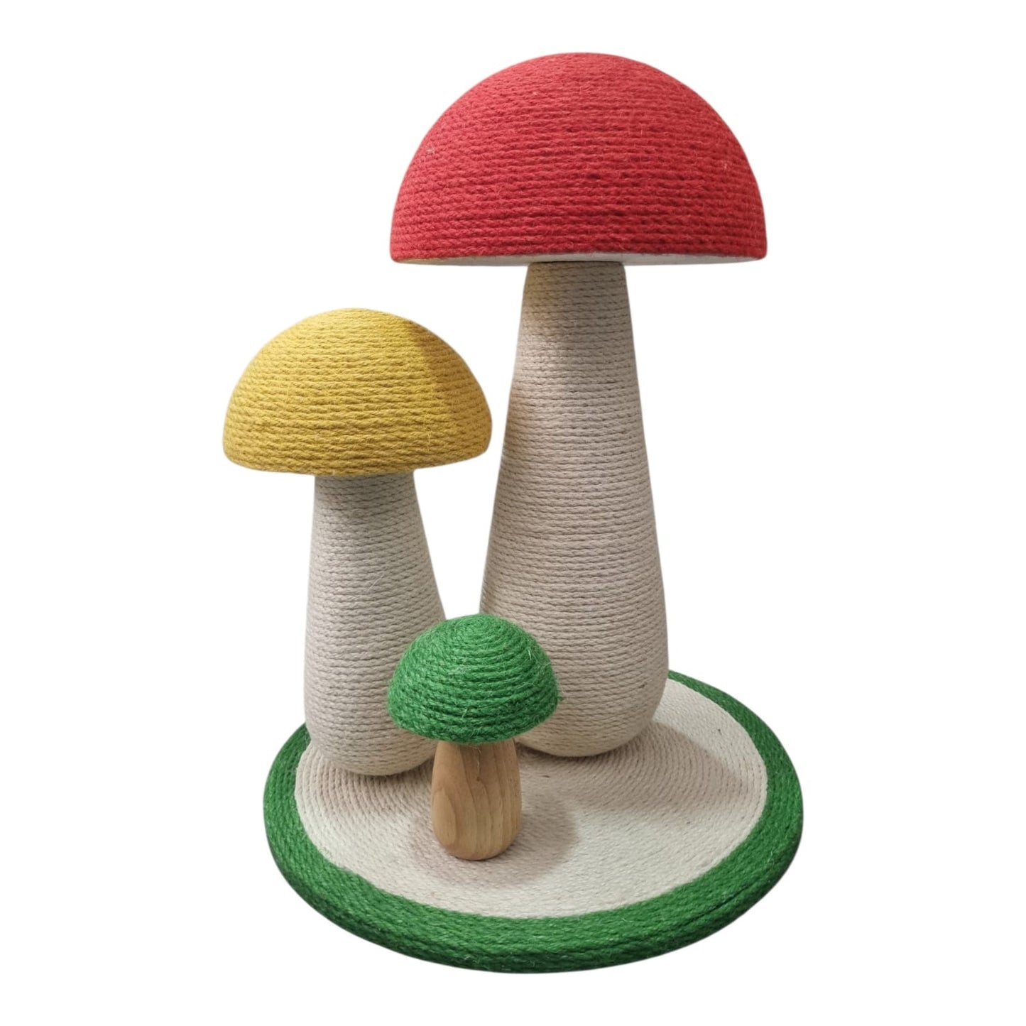 Viral  3 mushrooms level cat scratchers