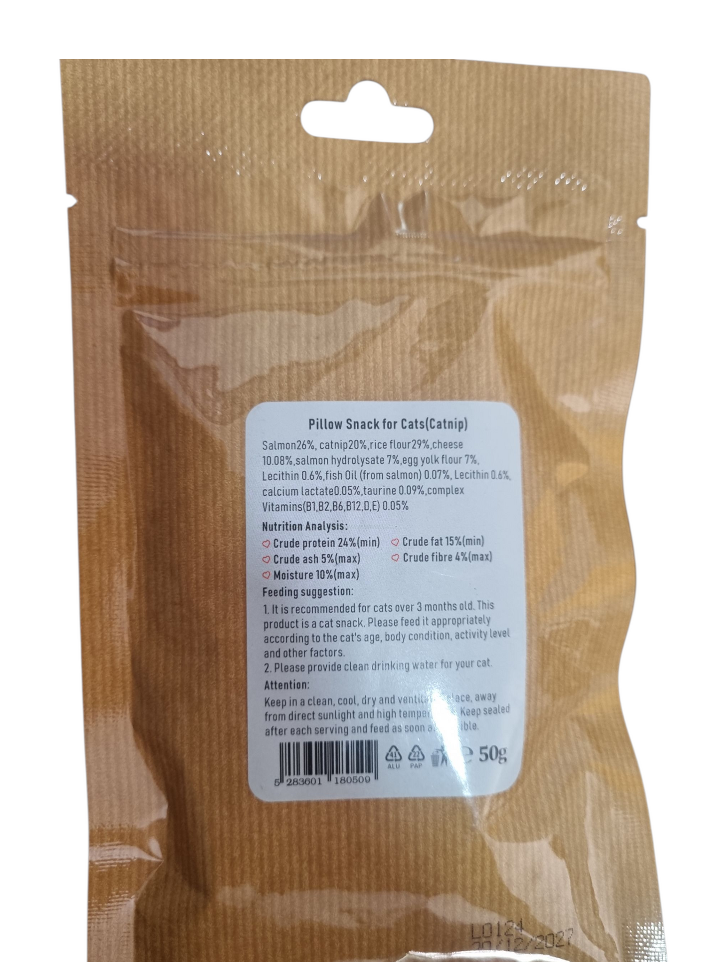 Meat Fancy salmon catnip cat snack 50g
