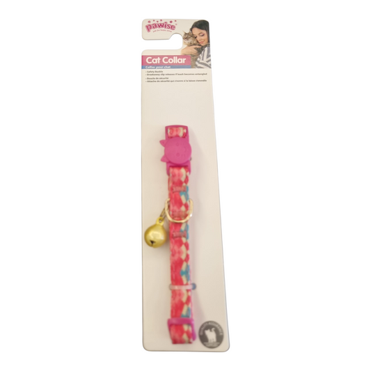 Pawise cat collar pink