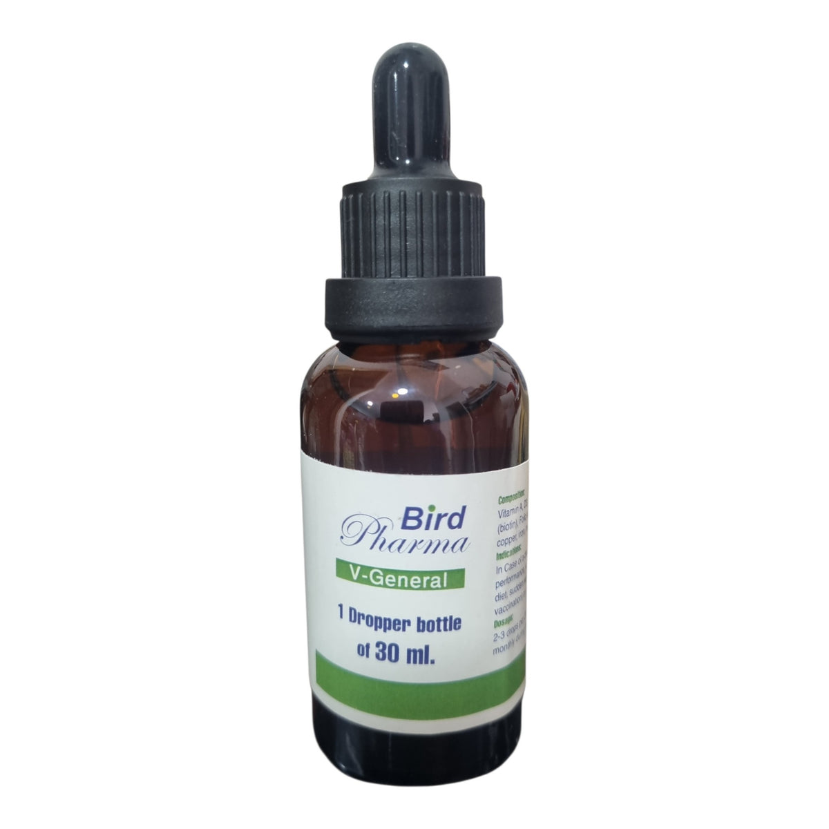 Bird Pharma V-General – 30 ml  Complete Vitamin Supplement for Birds