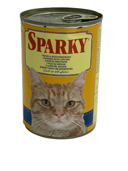 MONGE SPARKY Cat Chunks with Chicken 415G