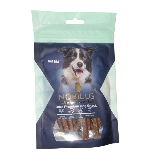 Nobilus Premium lamb sticks dog treats 80g