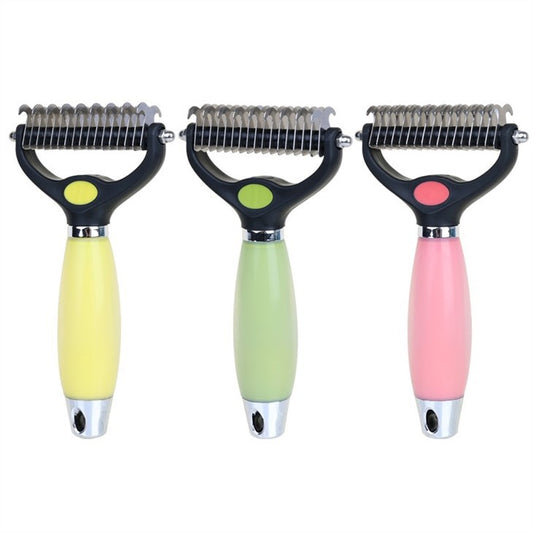 Double Sided Pet demat Brush