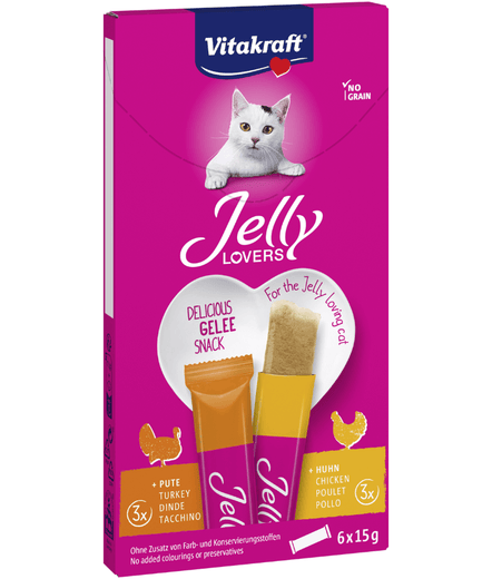 Vitakraft - Jelly Lovers With Turkey & Chicken 6x15g