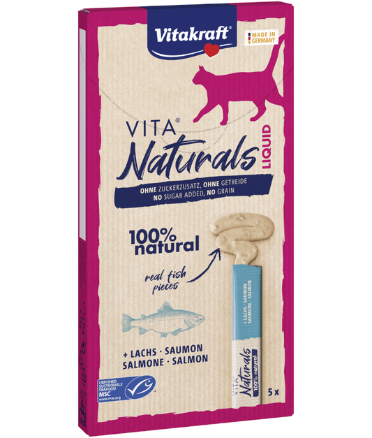 Vitakraft - Vita Naturals With Salmon 5x15g