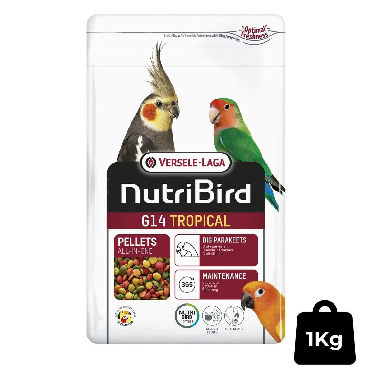 NutriBird G14 Tropical Maintenance Complete Parrot Food 1kg