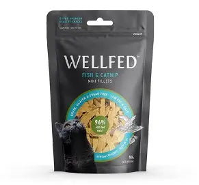 Wellfed – Monoprotein fish and catnip – Grain & Sugar Free - 50g