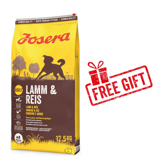 Josera lamb and rice 12.5kg