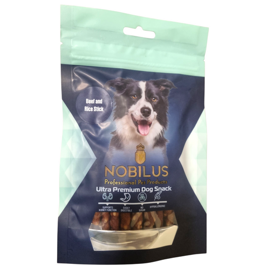 Nobilus Premium beef & rice stick 80g
