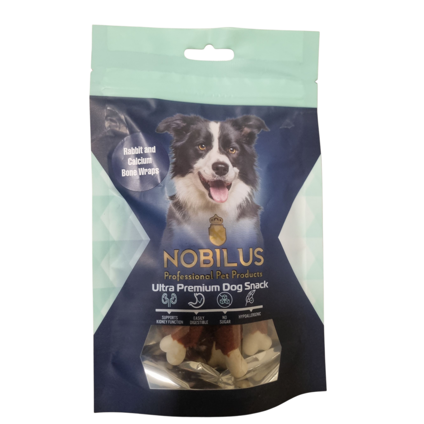 Nobilus rabbut &calcium bone wraps 80g