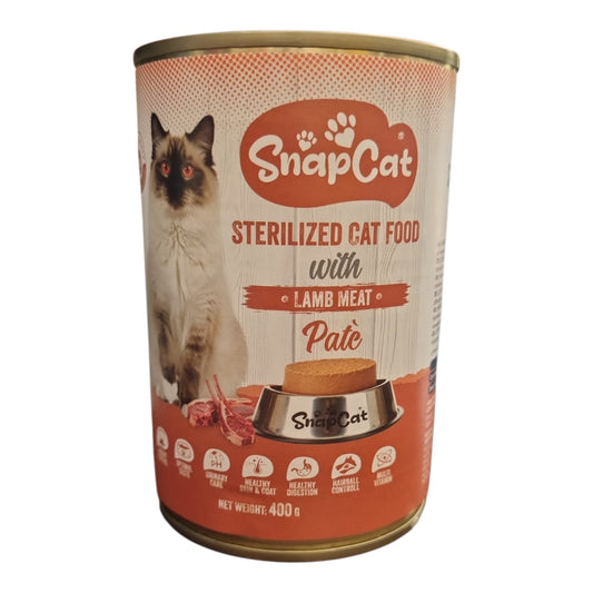 cat pate with lamb meat for sterilized cat 400g