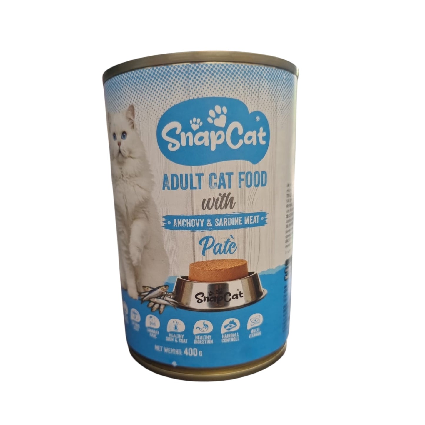 adult cat pate with anchovy & sardines 400g