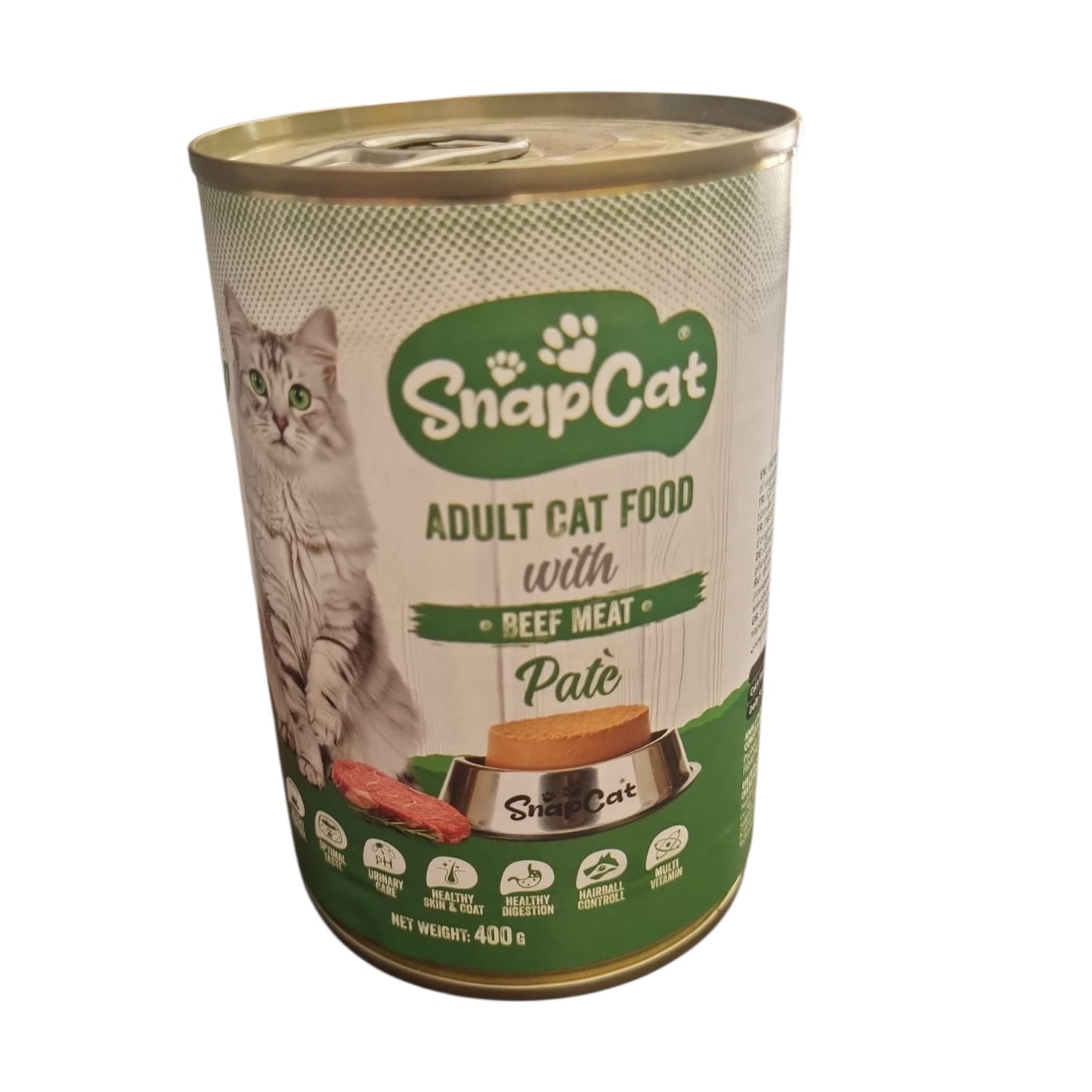 adult cat pate with beef 400g