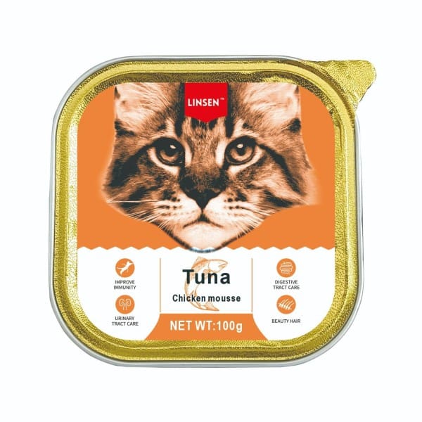 linsen cat pate tuna 100g