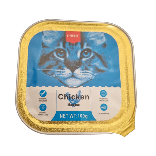 linsen cat pate chicken 100g