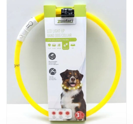 dog led collar