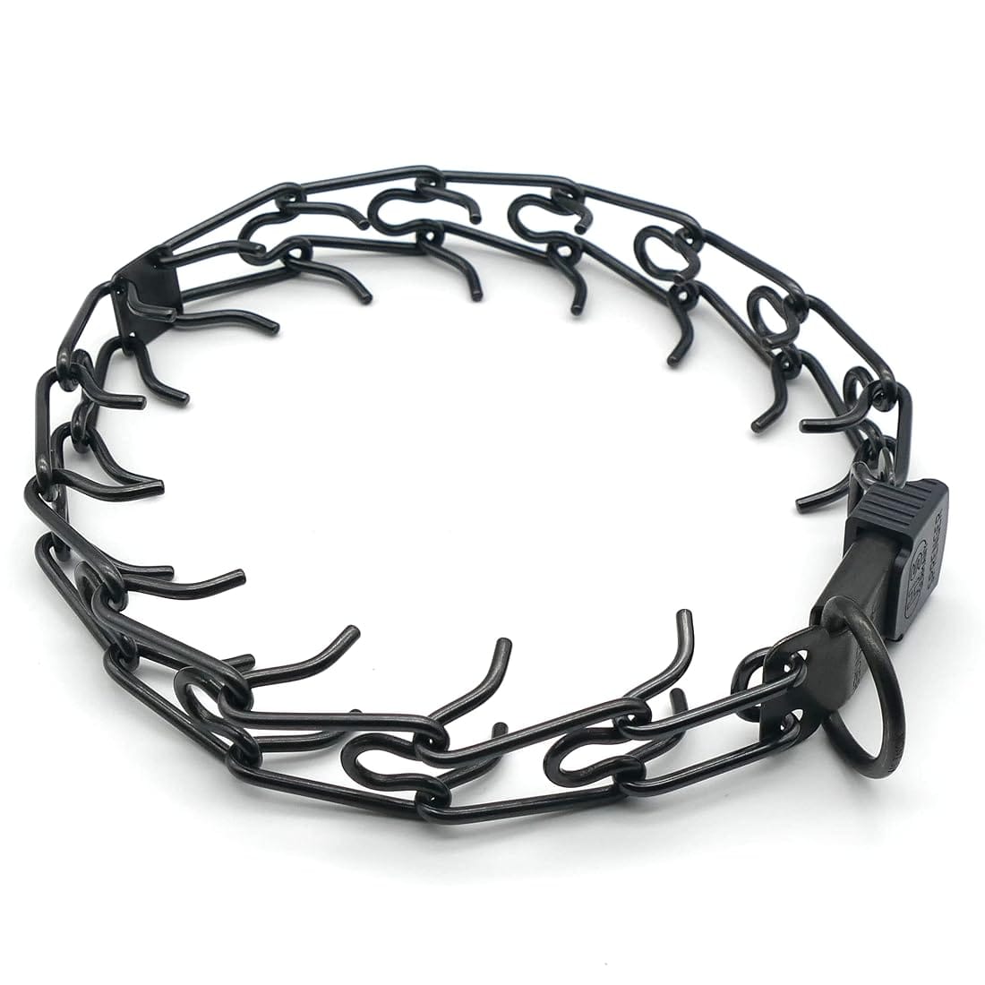 Herm Sprenger Black Stainless Steel Prong Dog Collar