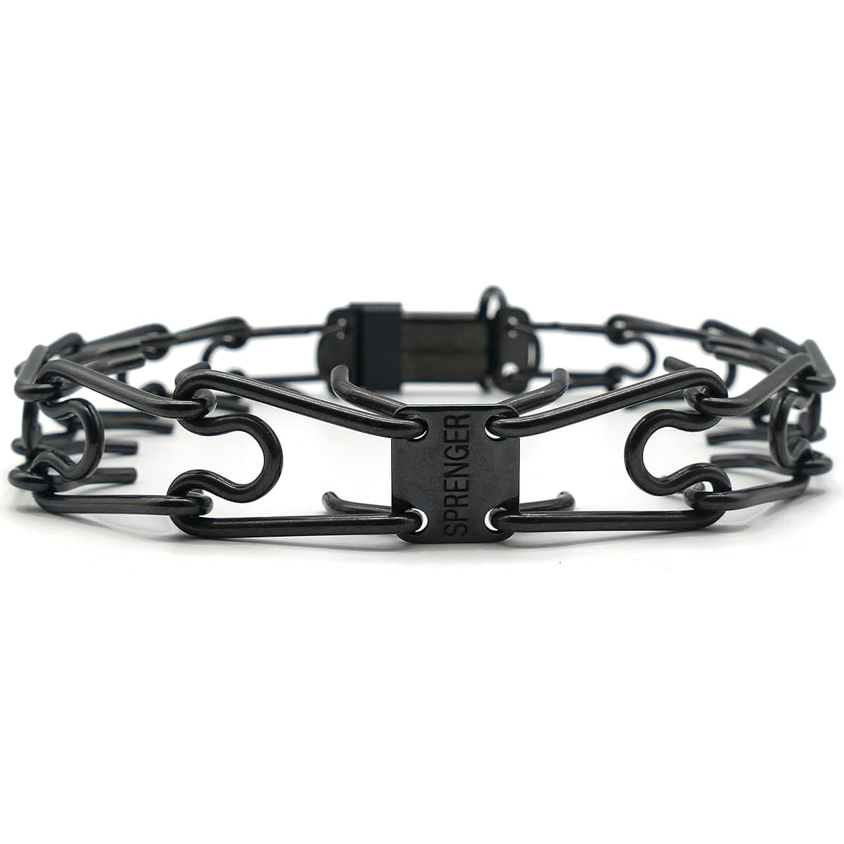 Herm Sprenger Black Stainless Steel Prong Dog Collar