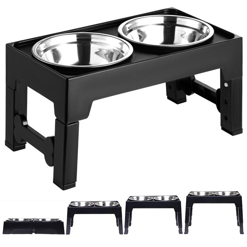 Elevated Dog Bowls of 5 Height Adjustable