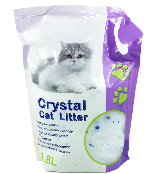 Crystal cat litter