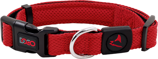 Doco  puff mesh collar ( red)