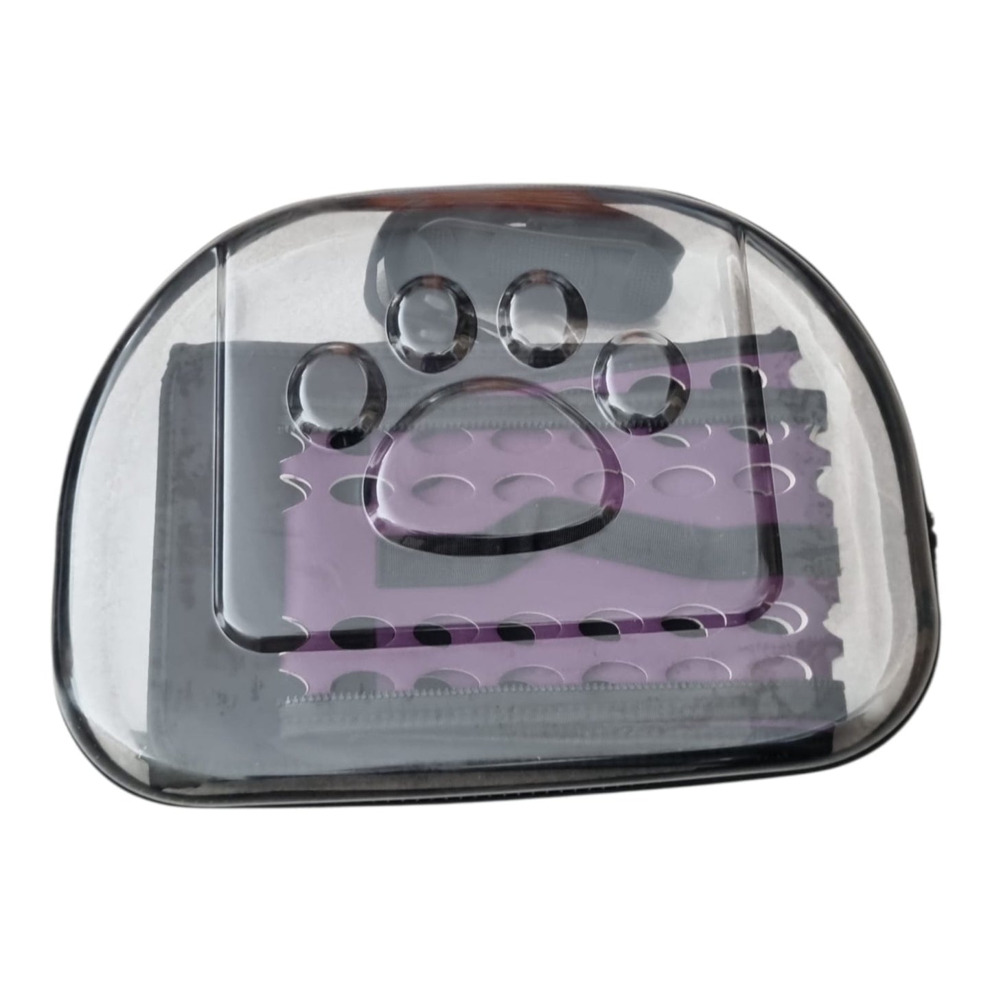 Pet bag collapsible transparent